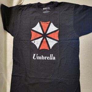 Resident Evil Umbrella Men's Black Cotton T-Shirt - Size L
